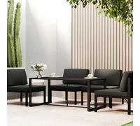 vidaXL Tavolo da Pranzo per Esterni Antracite 120x60x66cm in Alluminio