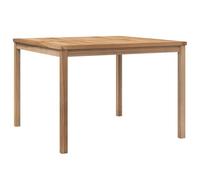 vidaXL Tavolo da Pranzo per Giardino 110x110x77 cm in Massello di Teak