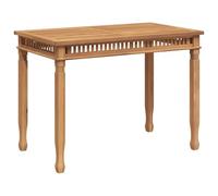 vidaXL Tavolo da Pranzo per Giardino 120x65x80 cm in Massello di Teak