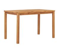 vidaXL Tavolo da Pranzo per Giardino Tavola da Esterni Tavolino per Patio Arredamento da Giardino 120x70x77 cm Legno Massello di Teak