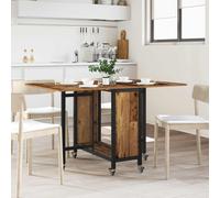 vidaXL Tavolo da pranzo pieghevole con ruote 130 x 80 x 76,5 cm