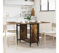 vidaXL Tavolo da pranzo pieghevole con ruote 130 x 80 x 76,5 cm