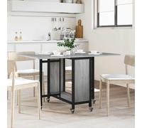 vidaXL Tavolo da pranzo pieghevole con ruote 130 x 80 x 76,5 cm