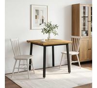 vidaXL Tavolo da pranzo quadrato 70 x 70 x 75 cm