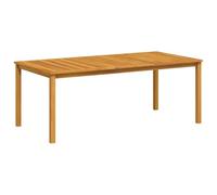 vidaXL Tavolo da Pranzo Robusto Rustico Arredo Cucina Tavolino per Patio Tavolinetto da Giardino Tavola da Esterni Legno Massello di Acacia