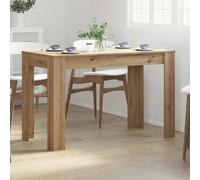 vidaXL Tavolo da Pranzo Rovere Artigianale 120x60x76 cm in Truciolato