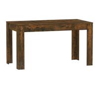 VIDAXL - Tavolo Da Pranzo Rovere Fumo 140x74,5x76 Cm Legno Multistrato