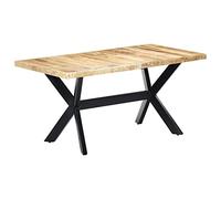 vidaXL Tavolo da Pranzo Tavolino Tavola per Sala da Pranzo Bella Funzionale Comoda Pratica Solida Decorativa 160x80x75 cm in Legno Massello di Mango