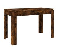 vidaXL Tavolo da pranzo, tavolo da pranzo, tavolo da cucina, mobile da bistrot, pub, interno in rovere affumicato, 120 x 60 x 76 cm, legno di ingegneria