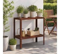 vidaXL Tavolo da rinvaso 60 x 40 x 80 cm Acciaio Corten Ruggine