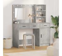 Tavolo da Trucco 2 pz Grigio 78,5 x 41 x 135 cm
