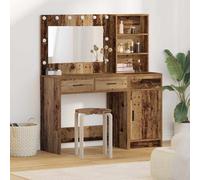 Tavolo da Trucco 2 pz Marrone 78,5 x 41 x 135 cm