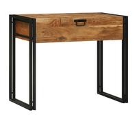 vidaXL Tavolo da Trucco 90x50x75 cm in Legno Massiccio di Acacia