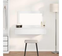 vidaXL Tavolo da Trucco Bianco 100 x 40 x 70 cm Legno multistrato