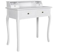 vidaXL Tavolo da Trucco Classico con 4 Cassetti e Sgabello Consolle Toilette