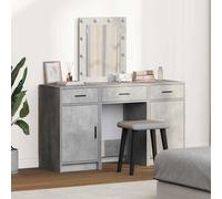 Tavolo da Trucco Grigio 50 x 41 x 135 cm Legno ingegnerizzato