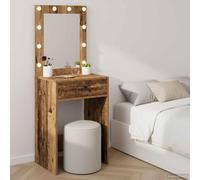 vidaXL Tavolo da Trucco Legno vecchio 50 x 41 x 135 cm