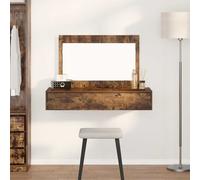 vidaXL Tavolo da Trucco Marrone 100 x 40 x 70 cm Legno multistrato
