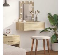 vidaXL Tavolo da Trucco Marrone 60 x 40 x 70 cm Legno multistrato