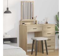 vidaXL Tavolo da Trucco Rovere Sonoma 50 x 41 x 140 cm