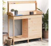vidaXL Tavolo Invaso con Mobile 110,5x45x124,5cm Massello Abete
