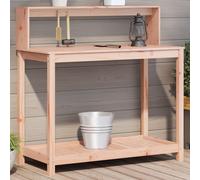vidaXL Tavolo Invaso con Ripiani 108x50x109,5cm Legno Massello Douglas