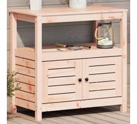 vidaXL Tavolo Invaso con Ripiani 82,5x45x81 cm Legno Massello Douglas
