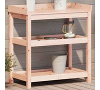 vidaXL Tavolo Invaso con Ripiani 82,5x45x86,5cm Legno Massello Douglas