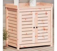 vidaXL Tavolo Invaso con Ripiani 82,5x50x86,5cm Legno Massello Douglas