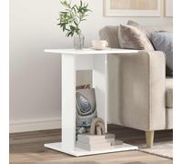 vidaXL Tavolo laterale Bianco 45 x 40 x 62,5 cm Legno ingegnerizzato