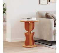 vidaXL Tavolo laterale Cera marrone 39.5 x 39.5 x 53.5 cm