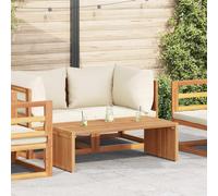 vidaXL Tavolo Laterale da Giardino Marrone 110 x 55 x 35,5 cm