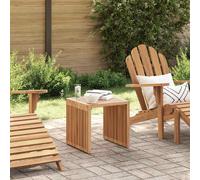 vidaXL Tavolo Laterale da Giardino 45x42.5x45 cm Legno Massello di Teak