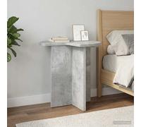 vidaXL Tavolo laterale Grigio Cemento Ø 39 x 38 cm