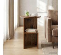 vidaXL Tavolo laterale Legno antico Ø 39,5 x 55 cm