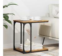 vidaXL Tavolo laterale Legno vecchio 50 x 35 x 52 cm Legno multistrato