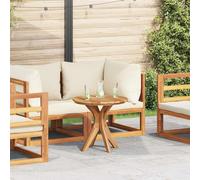 vidaXL Tavolo da caffè da Giardino Ø55x51 cm in Legno massello di Teak