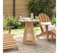 vidaXL Tavolo laterale Marrone 70 x 70 x 75 cm Legno di teak solido