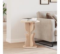 vidaXL Tavolo laterale Naturale 39.5 x 39.5 x 53.5 cm