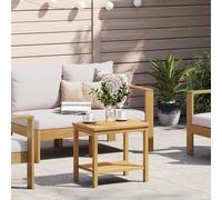 vidaXL Tavolo laterale Olio Naturale 50 x 35 x 45 cm