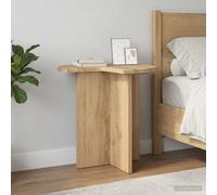 vidaXL Tavolo laterale Rovere Artigianale Ø 39 x 38 cm, Tavolo moderno per soggiorno, pezzo versatile, mobile compatto, accessorio funzionale, decorazione per casa