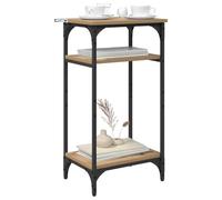 vidaXL Tavolo laterale Rovere artigianale 40 x 30 x 75 cm