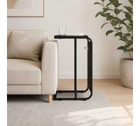 vidaXL Tavolo laterale Rovere Nero 40 x 31 x 55 cm