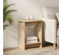 vidaXL Tavolo laterale Rovere Sonoma 50 x 39,5 x 55 cm