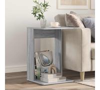 vidaXL Tavolo laterale Sonoma grigio 40 x 38 x 62,5 cm