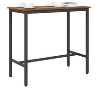 vidaXL Tavolo Legno Vecchio 100 x 50 x 90,5 cm, Tavolo Regolabile, Rettangolare, Design Moderno, Altezza Variabile per Ufficio, Legno Robusto e Piedi in Acciaio