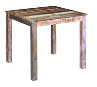 vidaXL Tavolo Tavolino Sala Pranzo Legno Massello di Recupero 80x82x76 cm