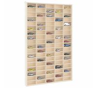 vidaXL Teca da Collezione in Legno con 90 Scomparti 50,5x4,5x79 cm, vetrina a Parete, vetrina a Parete, vetrina montabile a Parete, vetrina da Parete