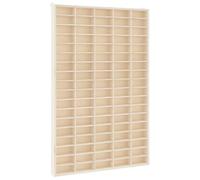 vidaXL Teca da Collezione in Legno con 90 Scomparti 50,5x4,5x79 cm, vetrina a Parete, vetrina a Parete, vetrina montabile a Parete, vetrina da Parete