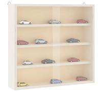 vidaXL Teca da Collezione in Legno con Porte 40x8,5x37 cm